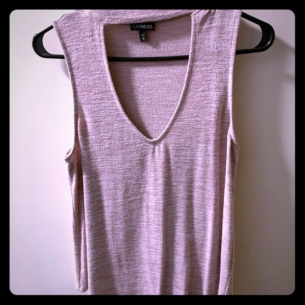 Express pink tank blouse